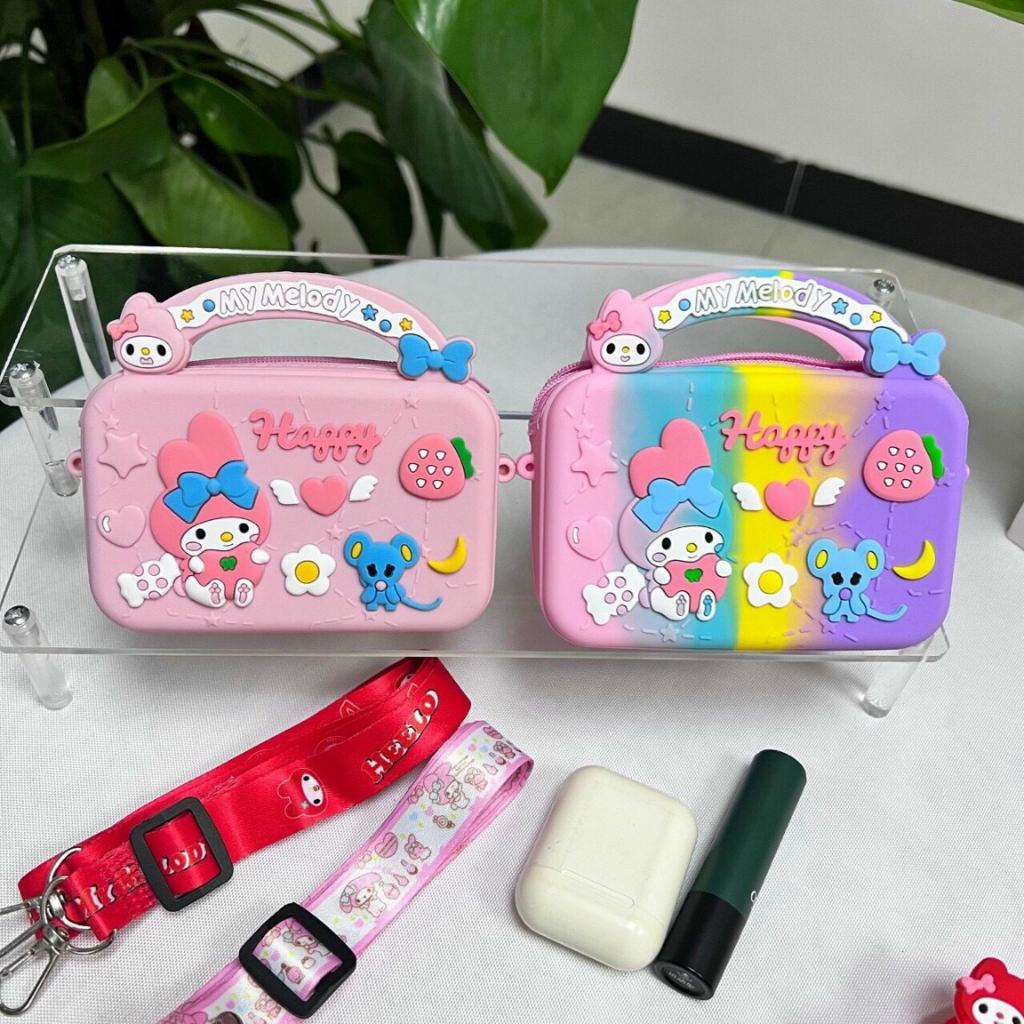 Túi Đeo Chéo Cho Bé Silicon họa tiết hoạt hình