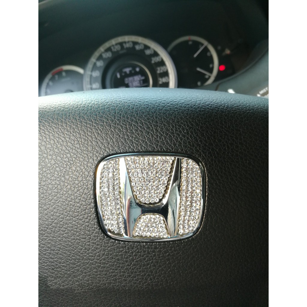 Miếng Dán Trang Trí Vô Lăng Xe Hơi Honda Accord City Civic Cr-V Hr-V Jazz Odyssey Stream Cr-Z