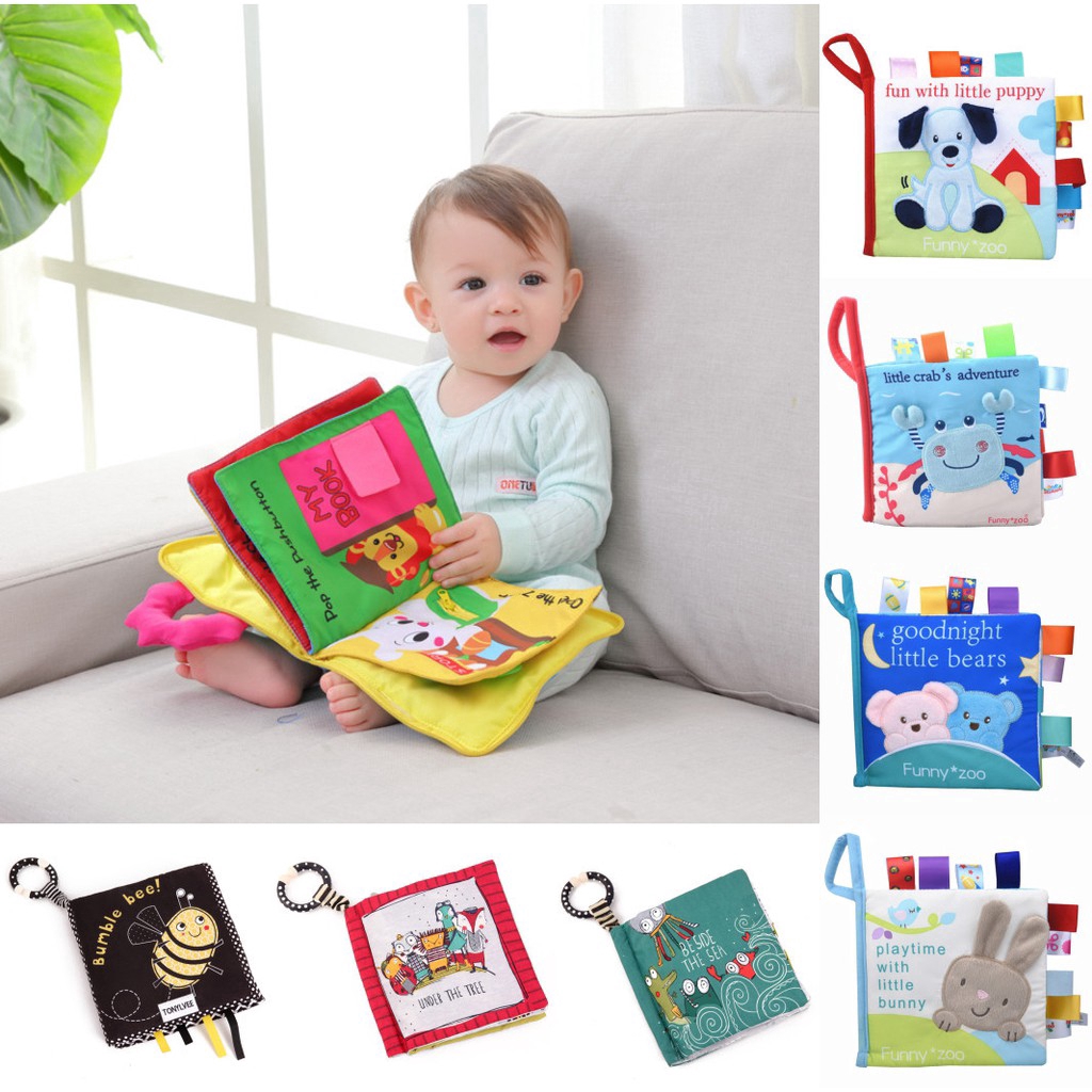 Sách Vải Mềm Mại Giáo Dục Sớm Cho Bé Sơ Sinh