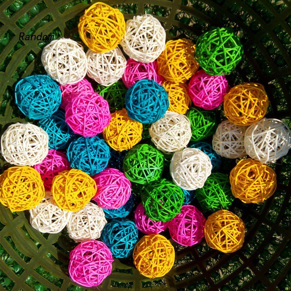 Set 10 bóng đồ chơi nhiều màu sắc cho vẹt/chim cảnh tiện dụng