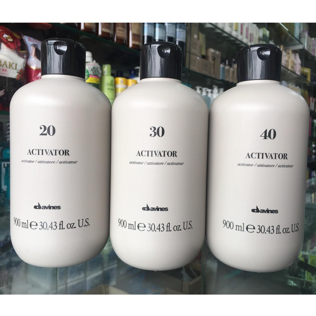 Oxy trợ nhuộm không rát da đầu Activator Davines 900ml