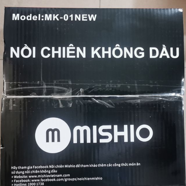 Nồi chiên không dầu Mishio MK-01 3.8 lít