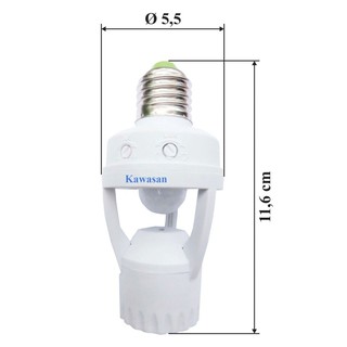 Đui đèn treo cảm ứng hồng ngoại Kawa SE27