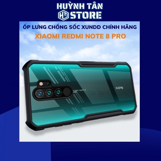 Ốp lưng Xiaomi Redmi Note 8 Pro trong suốt chống sốc cao su chính hãng XUNDD