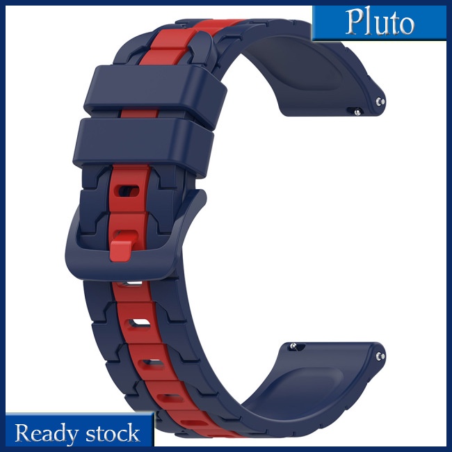 Mới Dây Đeo Silicon Hai Màu 20mm Cho Đồng Hồ Thông Minh Samsung Galaxy Watch5 Watch4