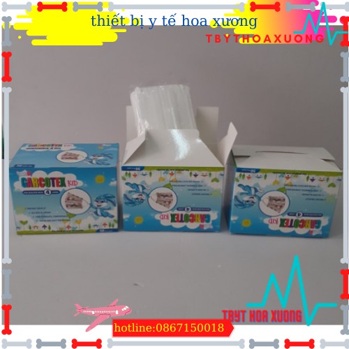 [garcotex kid]khẩu trang y tế 4 lớp kháng khuẩn trẻ em màu ngẫu nhiên