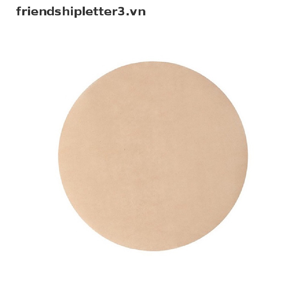 Bộ 20 / 50 / 100 Giấy Lót Tròn Bằng Bột Gỗ Dùng Một Lần Không Dính Cho Nồi Chiên Không Dầu