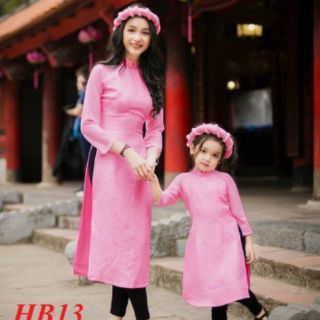 Set áo dài mẹ và bé