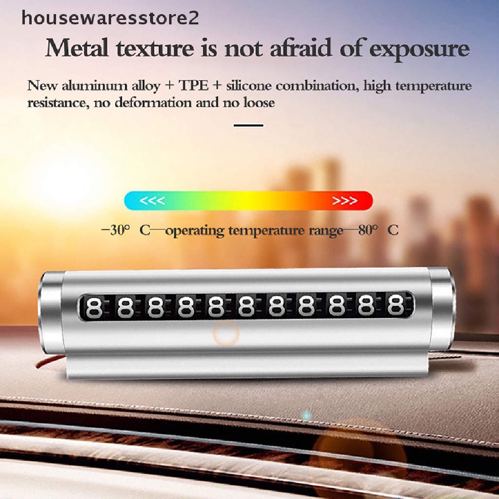 Bộ 2 Thẻ Đỗ Xe Tạm Thời Để Lại Số Điện Thoại Tiện Dụng