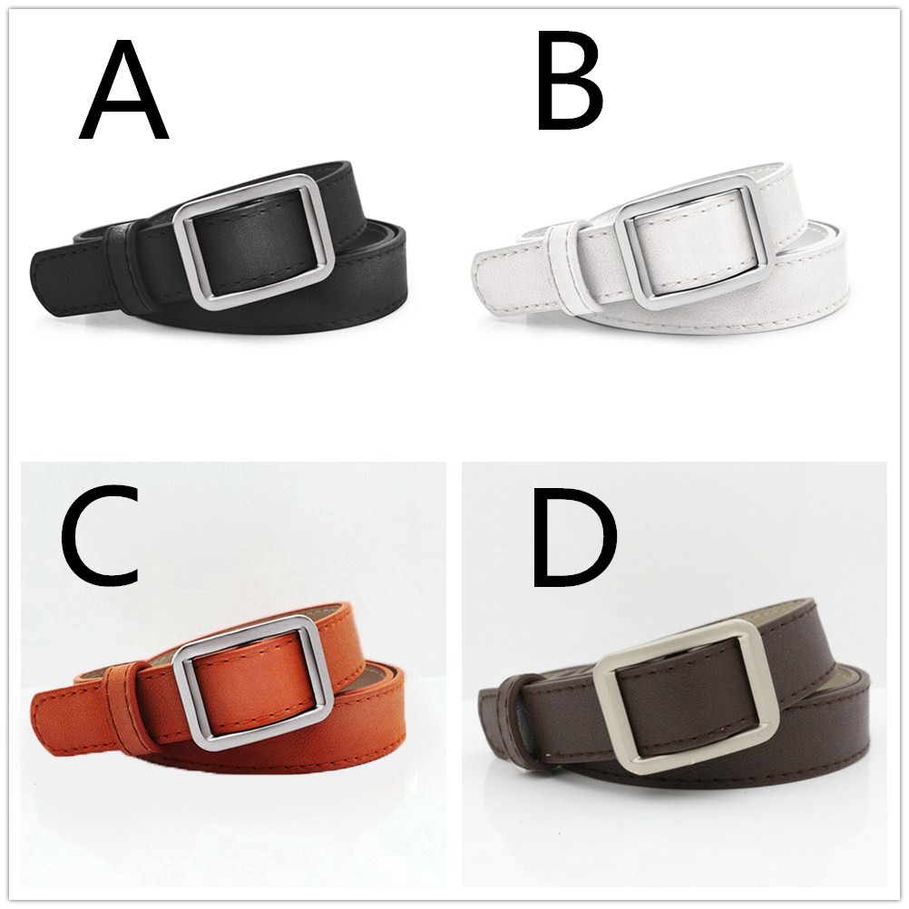 Thắt lưng giả da khóa vuông cao cấp thời trang cho nữ