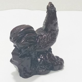 Tượng 12 con giáp gà nhỏ màu gỗ