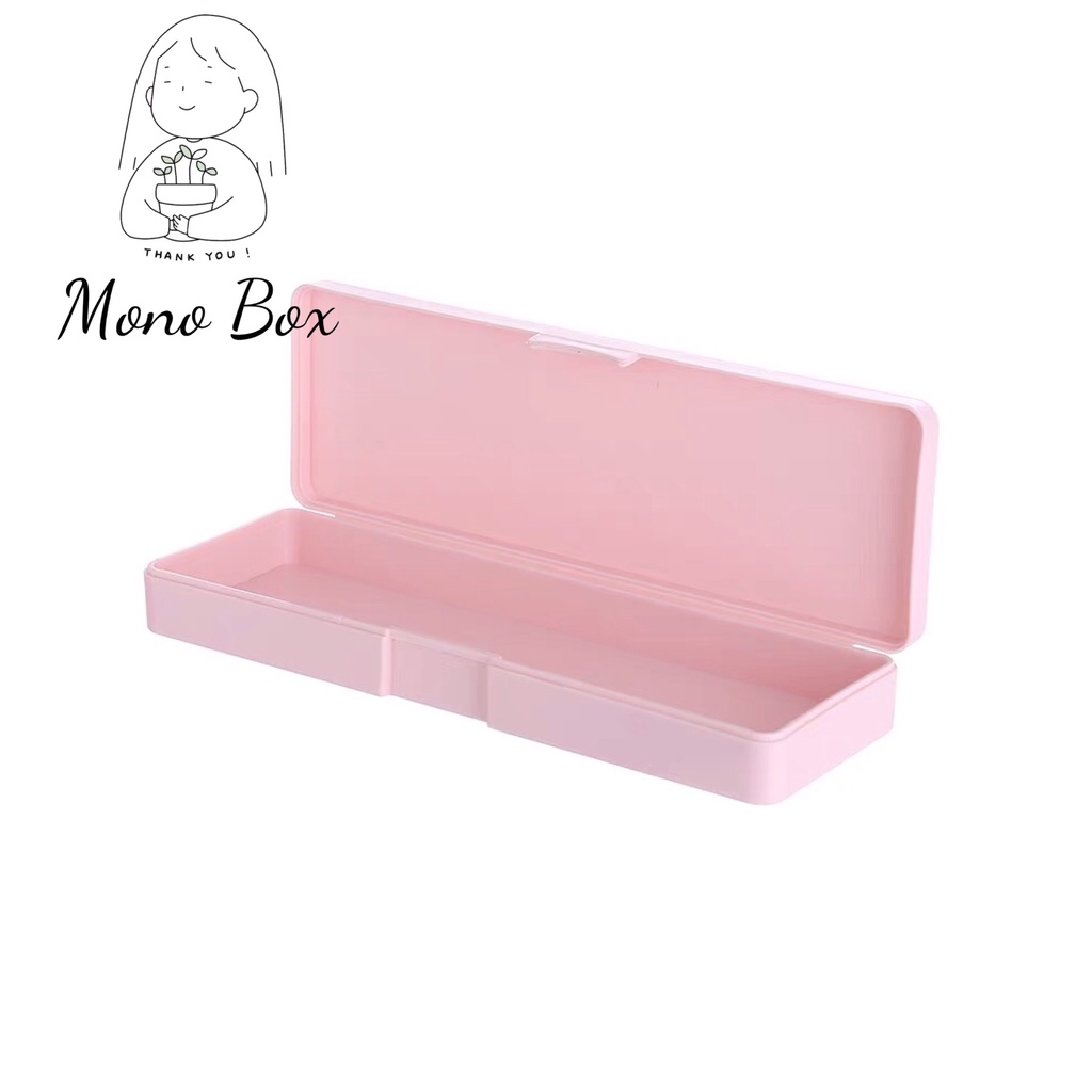 Hộp bút nhựa học sinh màu pastel phong cách hàn quốc Mono_box H2