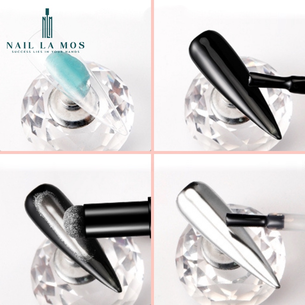 Bút tráng gương nail trang trí móng tiện lợi, 18 màu sắc đa dạng lên màu chuẩn đẹp (lẻ 1 cây)