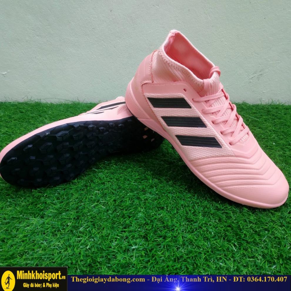 Tết ĐẠI TIỆC 12-12 [Hót] Giày Đá Bóng TQ Adidas Predator 19.3 TF Màu Hồng Cổ Cao Sút Mạnh new ☑ ! 🌺 * . * ' ' /