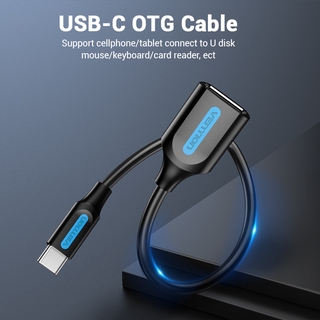 Cáp Chuyển Đổi VENTION Type C OTG 480Mbps USB-C Cho Điện Thoại/ Máy Tính Bảng