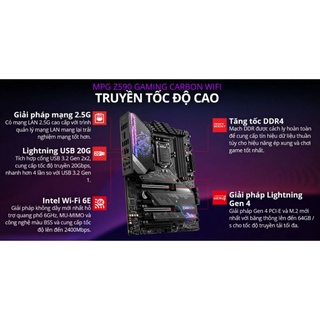 Main MSI Z590 Gamming Carbon Wifi