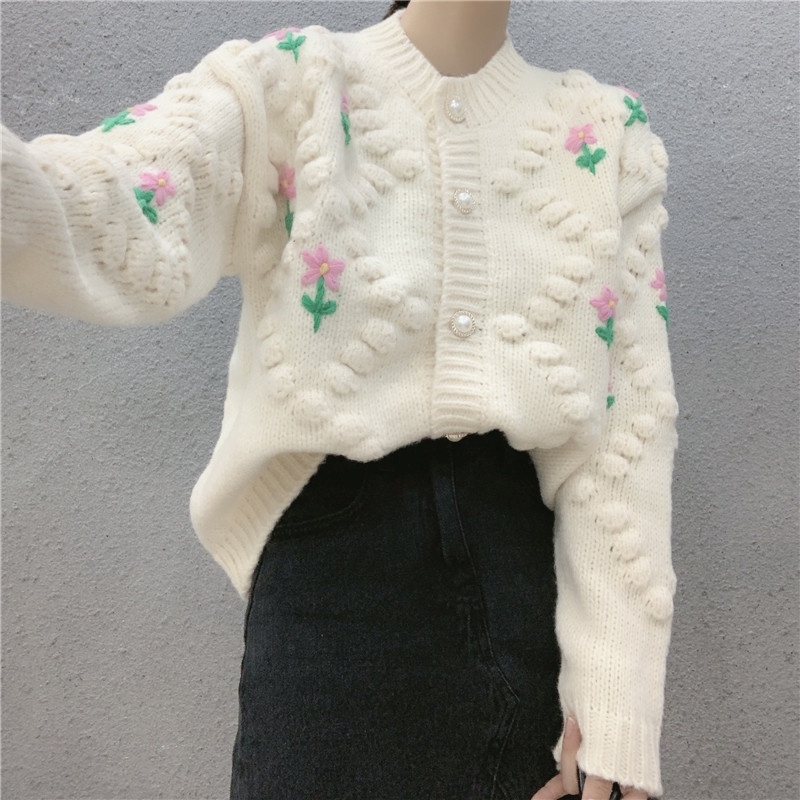 IELGY  Áo Len Ngắn Dáng Rộng Phong Cách Phương Tây Thời Trang Cho Nữ