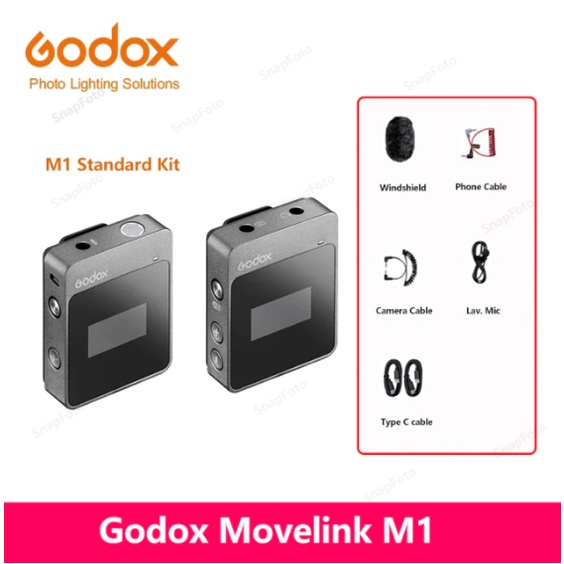 [Mã ELHACE giảm 4% đơn 300K] Micro thu âm Godox MoveLink M1