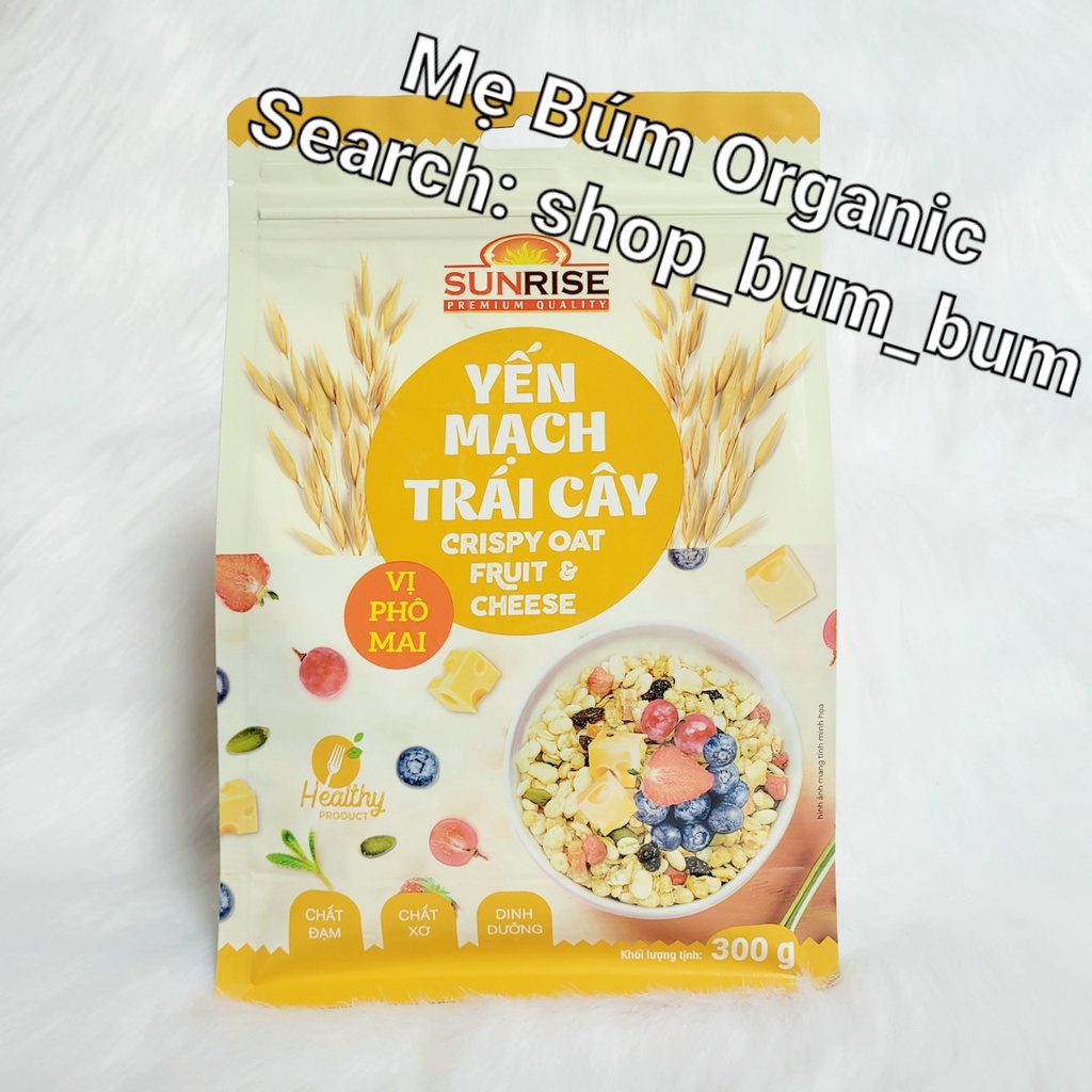 [ HCM Giao Hỏa Tốc] Combo 3 Túi - Yến Mạch Trái Cây SUNRISE 300g