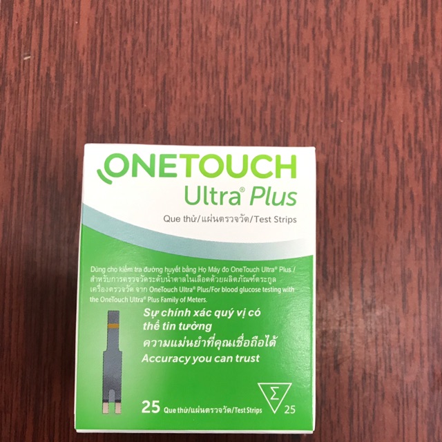 (GIAO NHANH 30 PHUT) Que thử đường Onetouch Ultra Plus plex