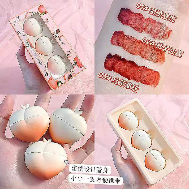 Set 3 Son Lì Chống Nước Lâu Phai Chất Son Mượt Như Nhung
