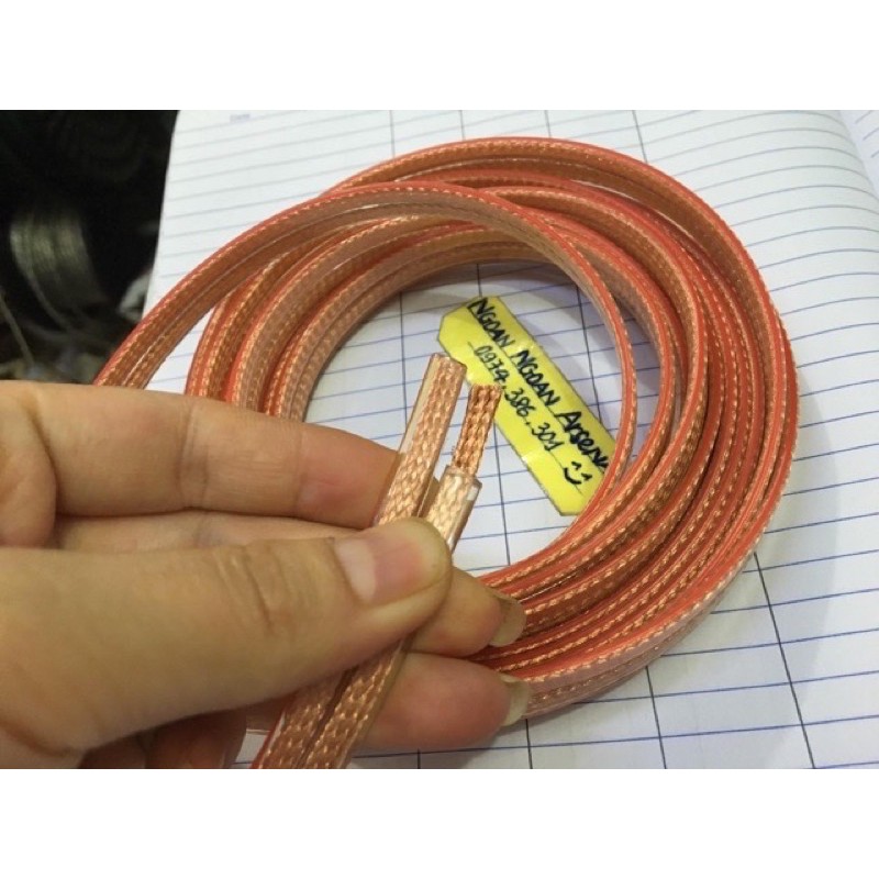 cặp 5m 2 vế dây loa cao cấp đã Diy hoàn thiện