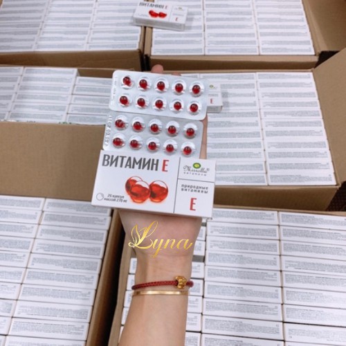 Vitamin e vỉ Nga Mirrolla đẹp da, sáng mắt, bổ sung vitamin cho cơ thể. | Thế Giới Skin Care