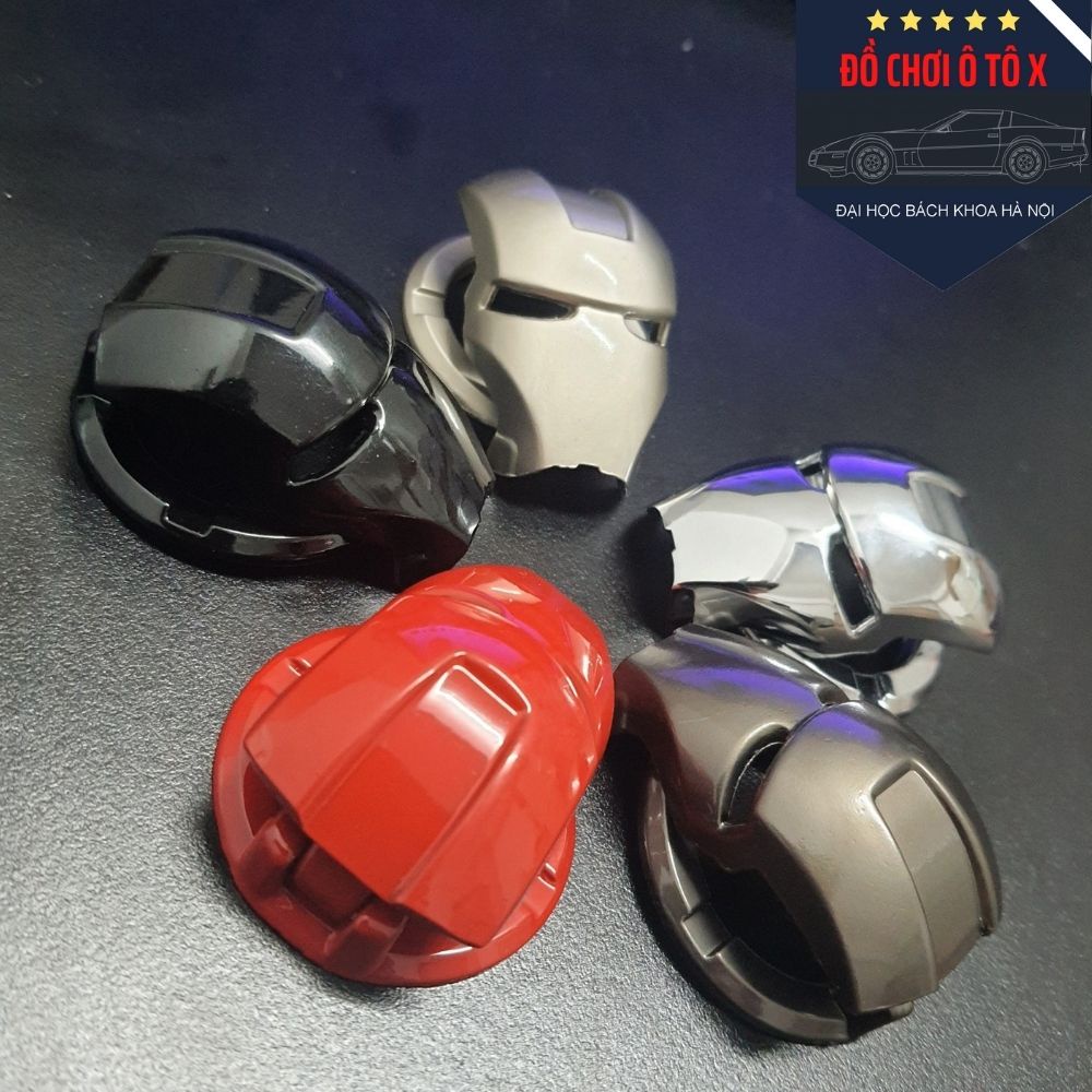 Ốp nút bảo vệ Start Stop phong cách Iron man cho mọi dòng xe ô tô