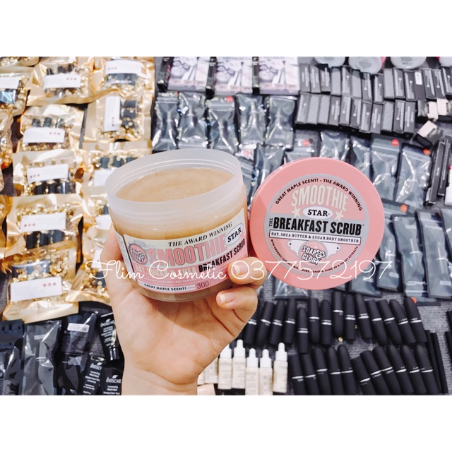 Tẩy da chết body SOAP&amp;GLORY SMOOTH STAR BREAKFAST SCRUB 300ml