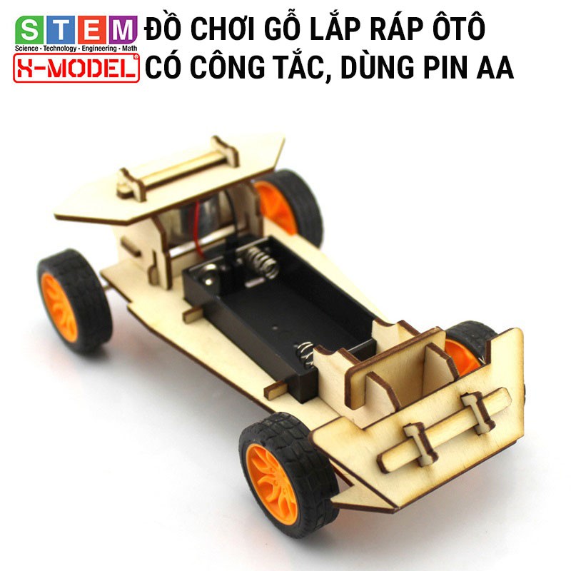 Đồ chơi thông minh, sáng tạo STEM Xe ô tô gỗ đồ chơi X-MODEL ST27 Đồ chơi trẻ em DIY [Do it You] |Giáo dục STEM, STEAM