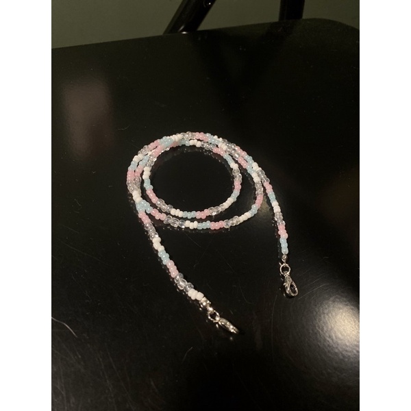 [049-055] Dây đeo khẩu trang hạt màu trơn