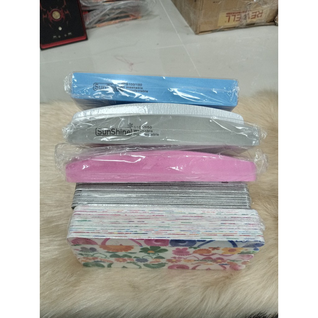 Sét dũa móng tay cao cấp  nhỏ gọn, xinh xắn , tiện dụng làm cá nhân , làm nail , Bề mặt dũa  mềm an toàn.