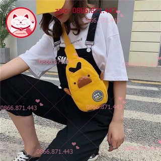 ⚡𝐅𝐑𝐄𝐄𝐒𝐇𝐈𝐏⚡  S E T TÚI + MŨ VỊT 🐤🐤