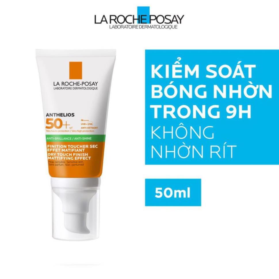 Kem chống nắng giúp kiểm soát bóng nhờn & bảo vệ da trước tia UVB UVA SPF 50+ La Roche-Posay Anthelios XL Dry Touch 50ml | BigBuy360 - bigbuy360.vn