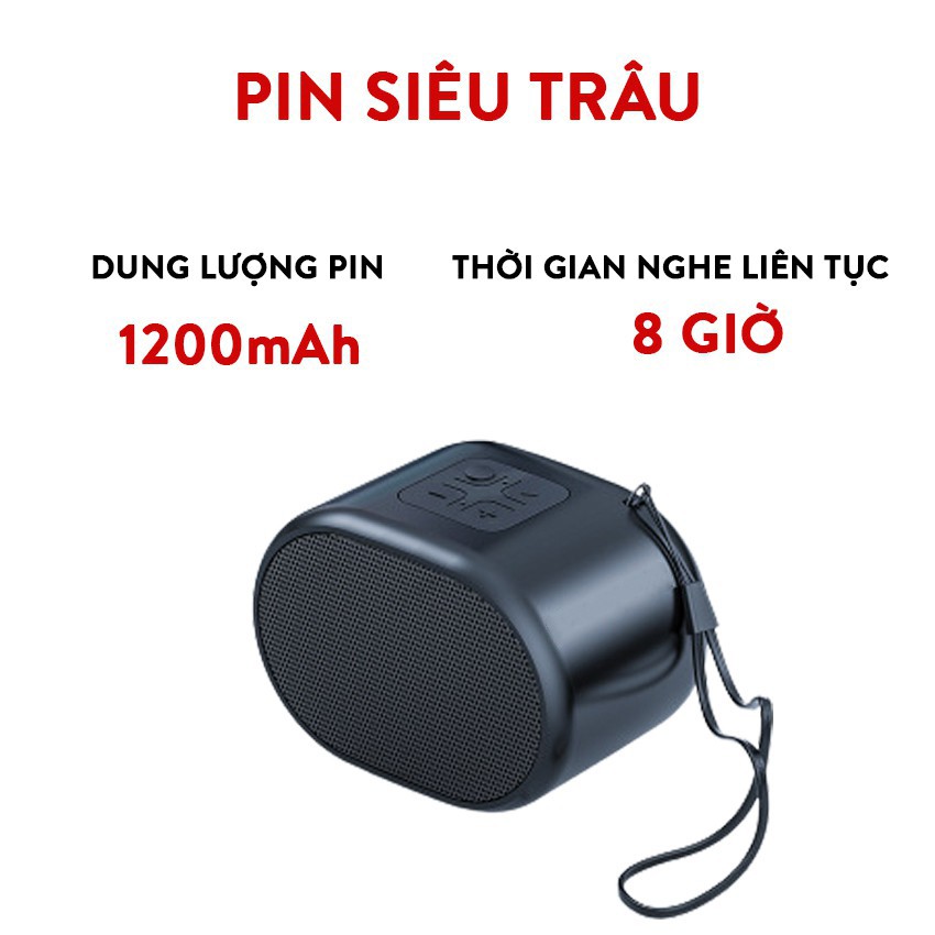 Loa Bluetooth mini BOROFONE - BT62, loa di động thiết kế nhỏ nhắn - kiểu dáng thể thao - Âm Trầm Bass căng - BH 1 năm