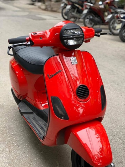 LOGO CHỮ P ĐỘ XE VESPA LOẠI DÀY