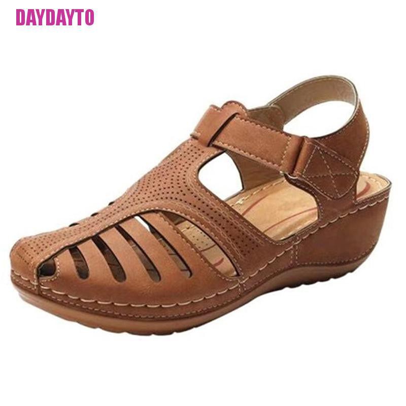 Giày sandal thiết kế đục lỗ hỗ trợ điều chỉnh dáng bàn chân thời trang mùa hè cho nữ