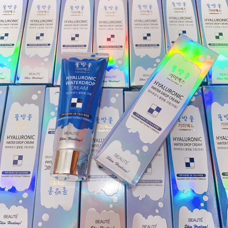 Kem dưỡng ẩm cấp nước Melasma - X Hyaluronic Water Drop Cream Beauté
