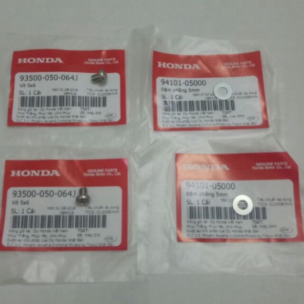 Ốc Bắt Nẹp Cổ Pô Xe Dream Wave  - Ốc Gắn Cổ Bô Các Dòng Xe Hàng Xịn Honda 100%