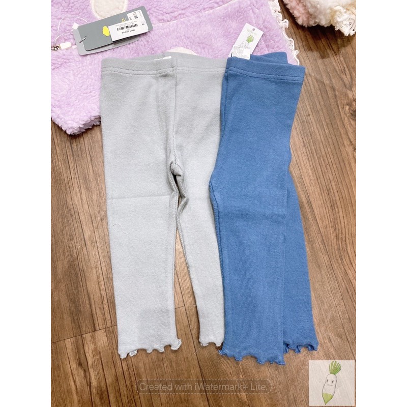 LG03 Quần cotton len bèo gấu Mile Milk