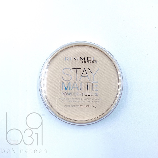 [MỚI, BILL MỸ] Phấn Phủ Kiềm Dầu Rimmel Stay Matte Powder - 001 Transparent [SeeMe Beauty]