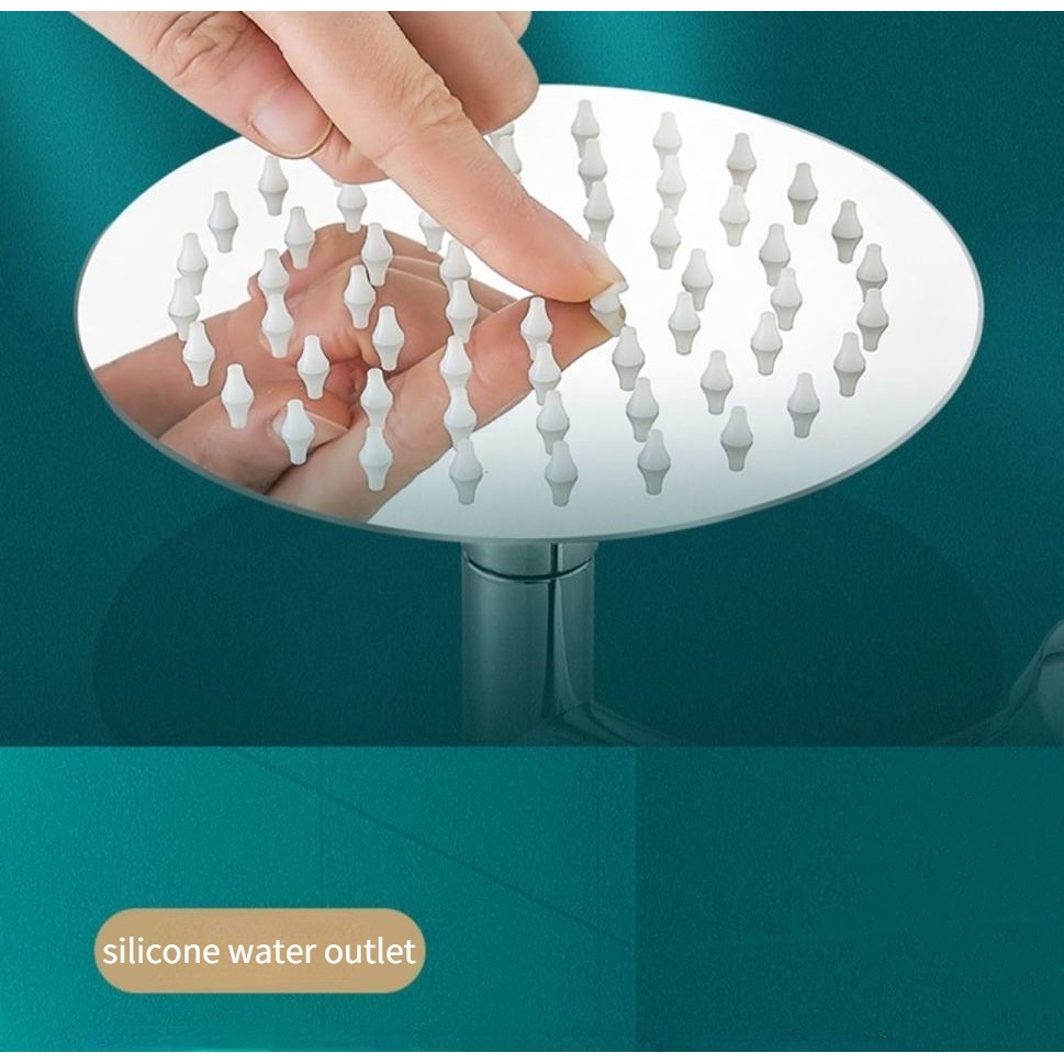 Đầu Vòi Hoa Sen Hình Vuông/Tròn Bằng Thép Không Gỉ Cỡ Lớn Cho Nhà Tắm