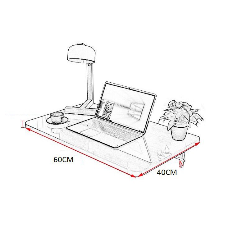 Bàn gấp treo tường đa năng, gọn nhẹ,  giá rẻ tại xưởng kt 40 x 60cm | BigBuy360 - bigbuy360.vn