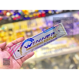 Bảng tên winner 150 [HÀNG ĐẸP] titan 7 màu - bảng tên xe winner - đồ chơi xe winner