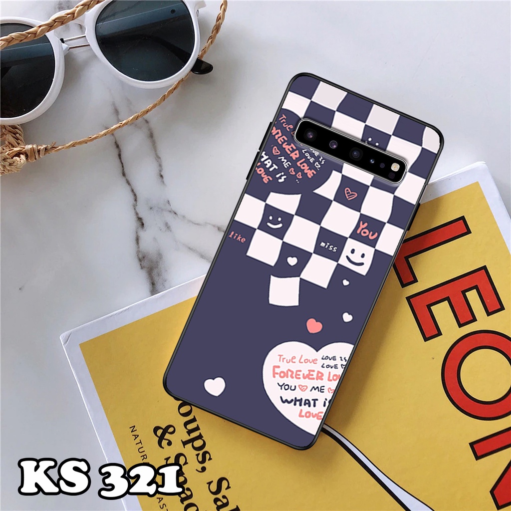 Ốp lưng Samsung S10 - S10 Plus - S10 5G - S10 Lite - S10e - Ốp Samsung in hình họa tiết caro - Chất liệu TPU siêu bền