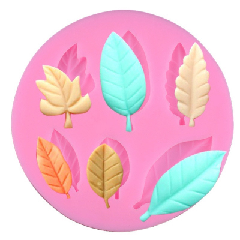 Khuôn silicone làm bánh hình chiếc lá