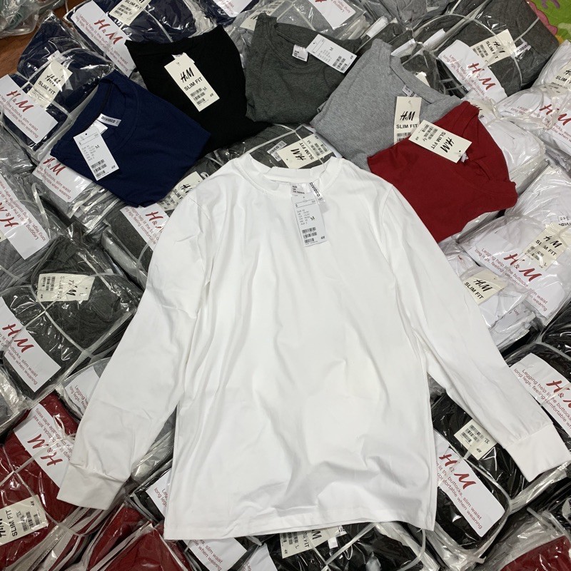 ÁO THUN NAM DÀI TAY CHẤT COTTON MỀM MÁT | BigBuy360 - bigbuy360.vn