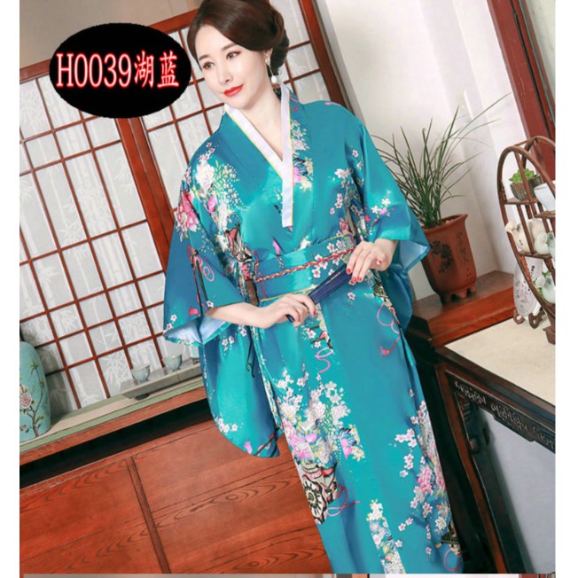 Kimono yukata hoa nữ hè thu, hàng về sau 10 ngày. S20