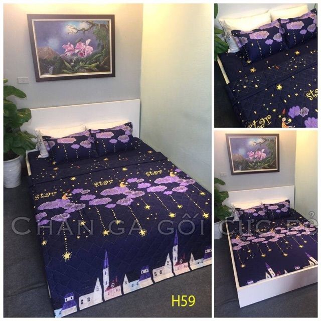 Chăn Hè Thu Trần Bông 3 Lớp xả kho giá sỉ mẫu bedding02