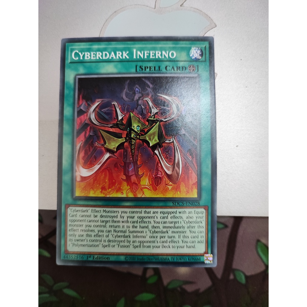 1 lá thẻ bài Cyberdark Inferno - SDCS-EN028 - Common 1st Edition